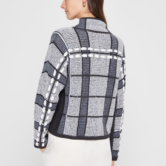 Plaid Woven Sweater - Brand New - NEVER WORN - Multi - Picture 2 of 4